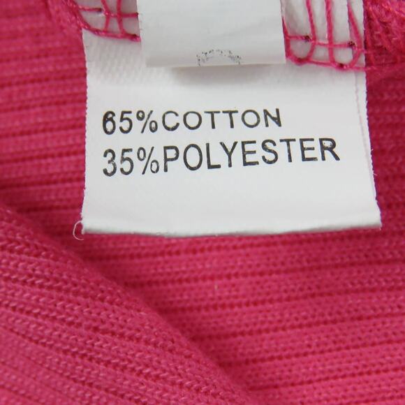 Cider Hot Pink Ribbed Knit Activewear Set Crop Top & Shorts Small Barbiecore - Picture 8 of 9